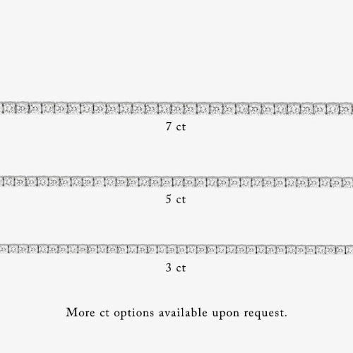 Diamond Tennis Bracelet — 18K Gold, VS Clarity Natural Diamonds