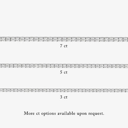 Diamond Tennis Bracelet — 18K Gold, VS Clarity Natural Diamonds